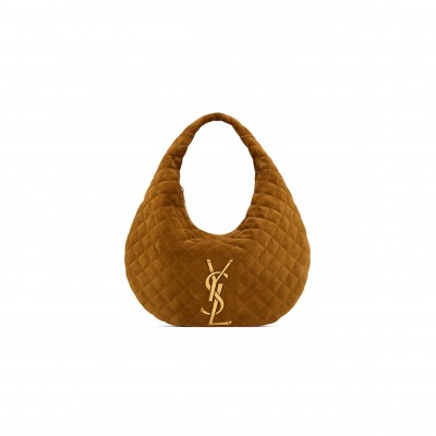 YSL ICARE HOBO IN QUILTED SUEDE 858160AAF9P2916 (47*30.5*12cm)